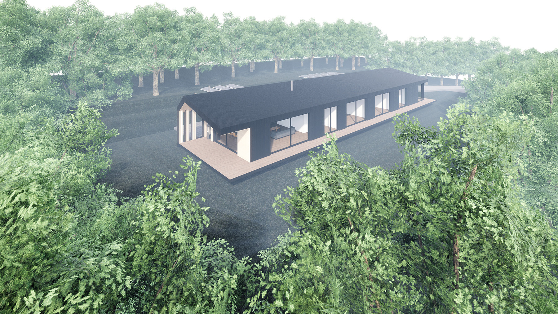 New Folly Gate Newbuild offgrid Passivhaus by StudioExe Ltd