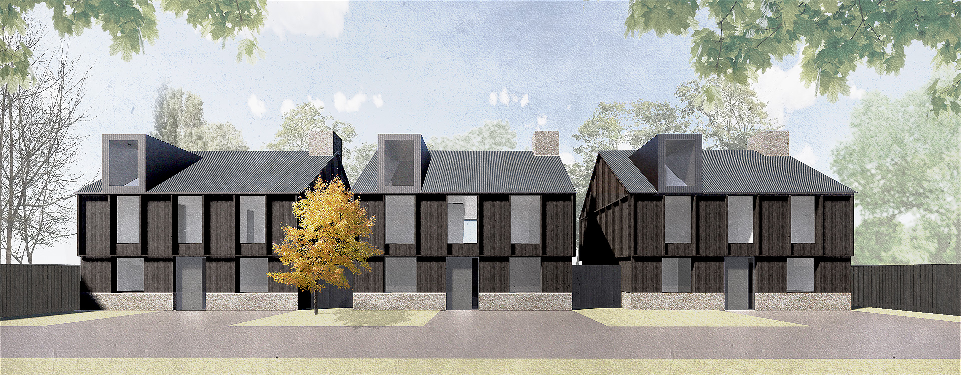 St Albans Housing by Minesh Patel Architects