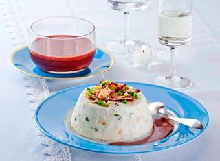 Semifreddo al torrone con frutta secca