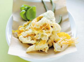 Fiori di zucca in pastella