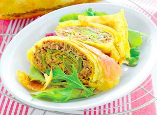 Strudel di carne al curry
