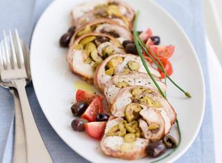 Sella di coniglio arrosto alle olive