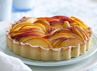 Torta alle pesche con farina di riso