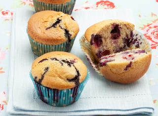 Muffin allo yogurt e mirtilli
