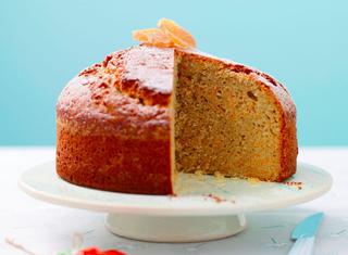 Torta di carote light con farina integrale