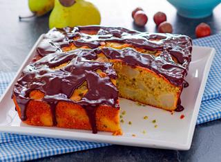 Torta soffice con Nutella ® e pere