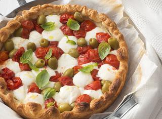 Pizza veloce con base di pasta sfoglia