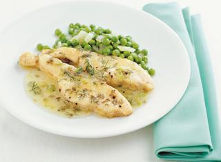 Scaloppine di salmone al vino bianco