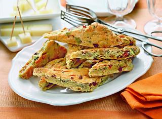Focaccia schiacciata senza lievito