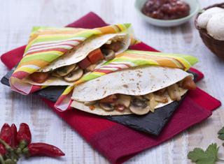 Quesadillas con funghi