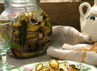 Ricetta: zucchine marinate