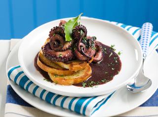 Ricetta: polpo al vino rosso