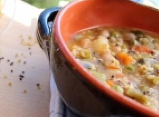 Come fare una minestra di quinoa