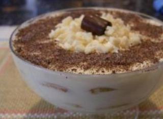 Tiramisù al cioccolato bianco