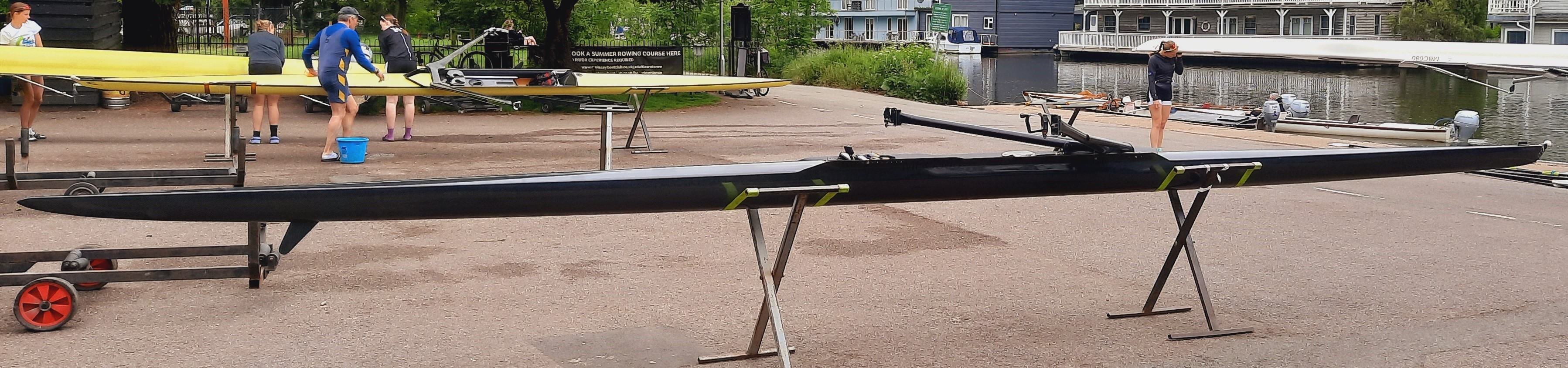 RowingAdverts Carbon Black Fluid 1X for Sale £3,250