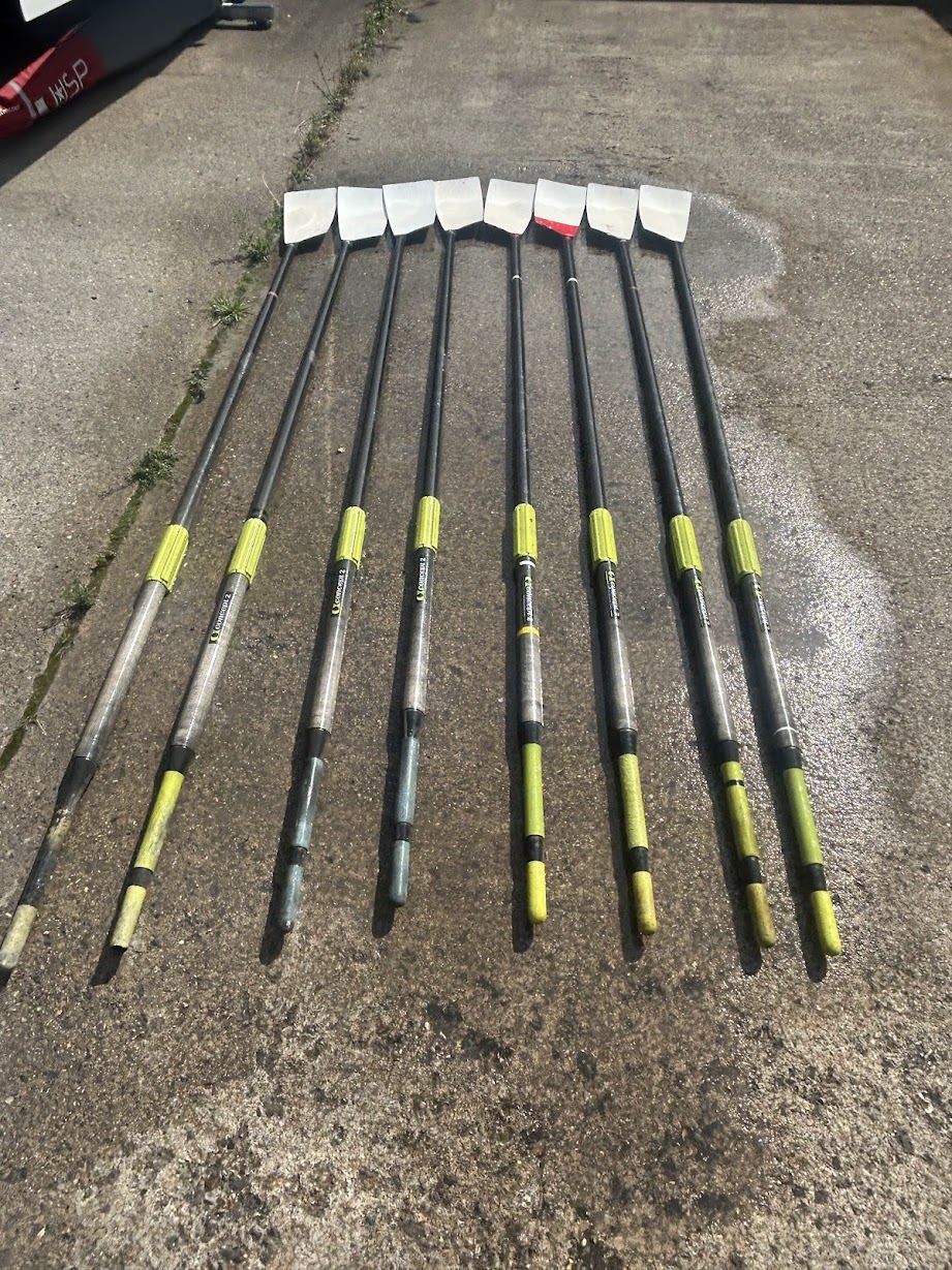 RowingAdverts Concept 2 Sweep Oars Set of 8