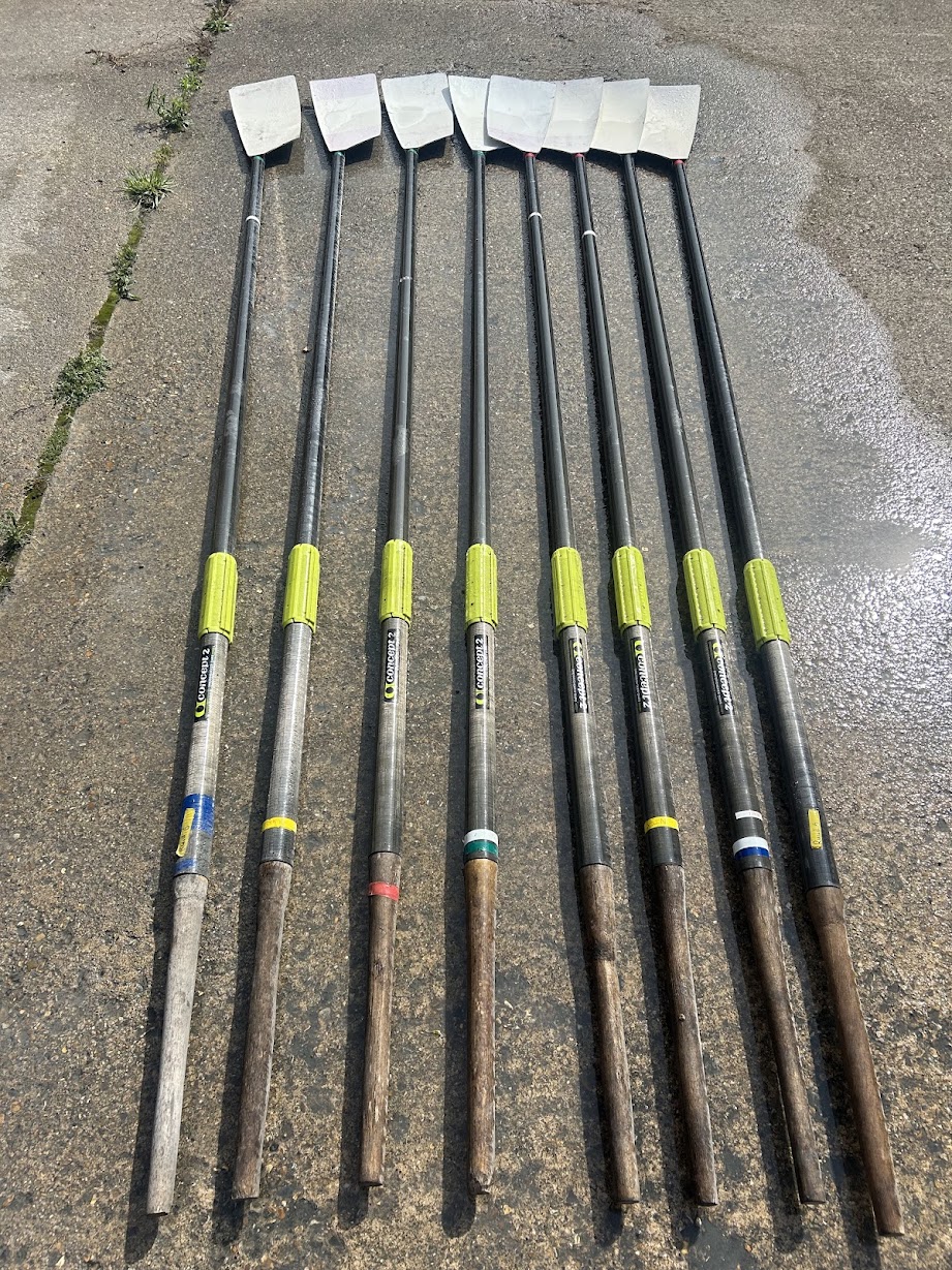 RowingAdverts Concept 2 Sweep Oars Set of 8