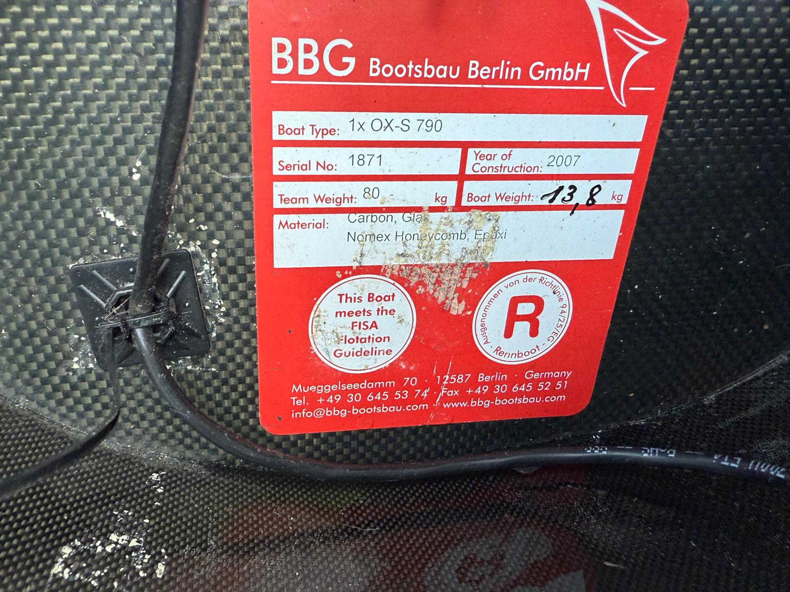 BBG 1x for sale - 80kg crew weight - image 3