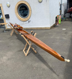 FOR SALE: Wooden Single Sculling Boat