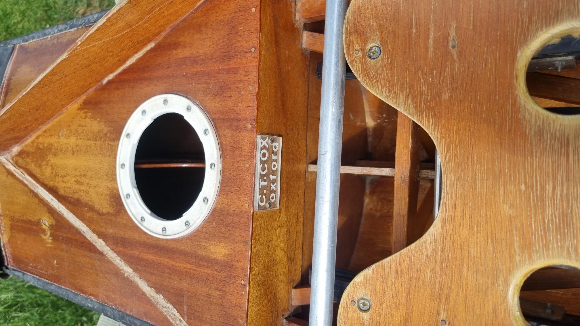 CT Cox Wooden Double Scull