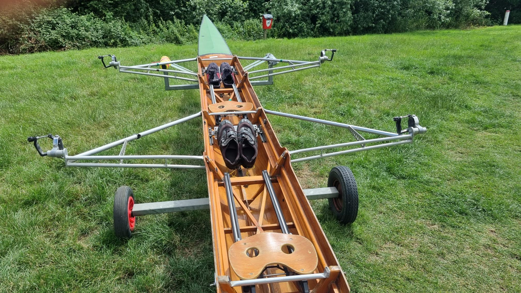 CT Cox Wooden Double Scull - image 3