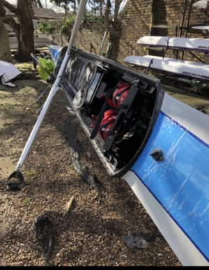 2015 Hudson SP 1x (S1.31 Hull) – Midweight Racing Single Scull (Size 9 Shoes + Brand New Bag)