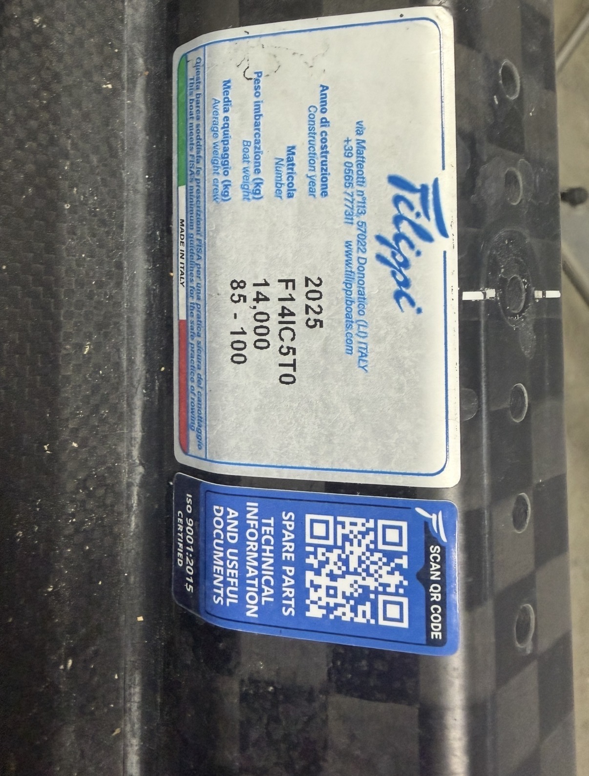 PERFORMANCE Filippi F14 1X 85kg-100kg - image 4