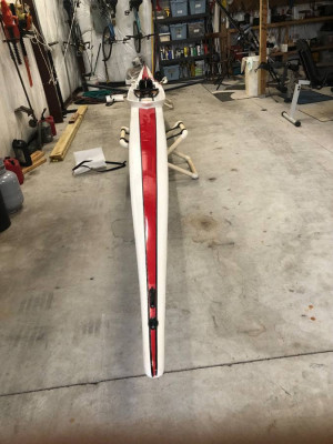 2005 Little River “Olympic “ rowing shell. Light weight approx 40#, 26’ in length. Very good condition