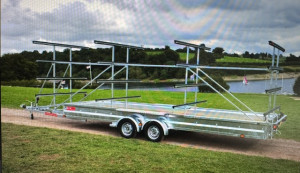 Motiv TC 2500 HDG 4 x 12 Rowing Trailer