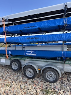 Motiv TC 2500 HDG 4 x 12 Rowing Trailer - image 4
