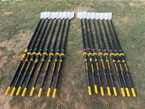 Ultra Light Braca Sport Sculling Blades - 8 sets