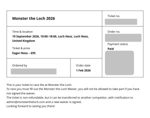 Monster the Loch 2026 Entry