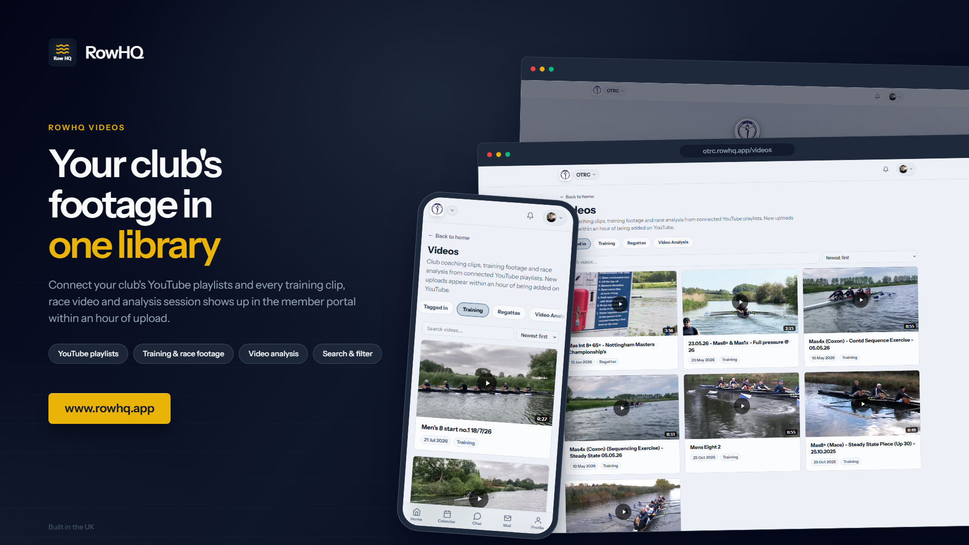 RowHQ - Rowing Club Management Software - image 3