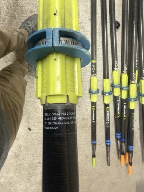 Quad Set Concept 2 Ultralight sculls. Vortex tip - image 4