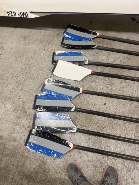 Quad Set Concept 2 Ultralight sculls. Vortex tip - image 2
