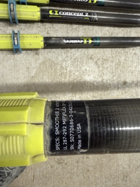 Concept 2 Ultralight Sculls - Quad set for sale - image 3