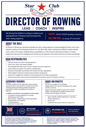 Director of Rowing - Star Club (Bedford)