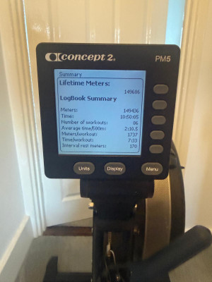 Rowing machine PM5
