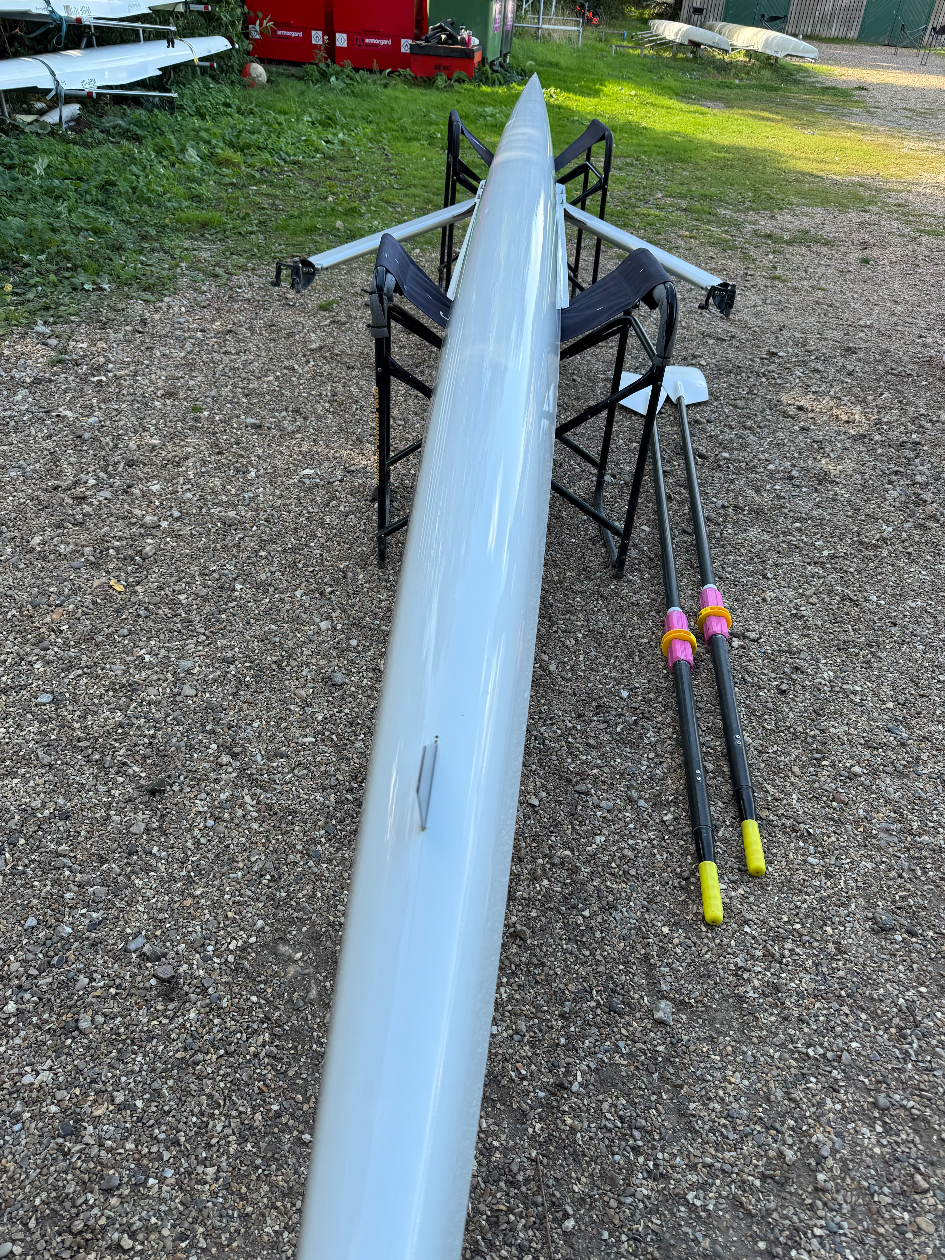 2019 Hudson S1.21 66 - 79kg 1x plus sculls and speedcoach - image 2