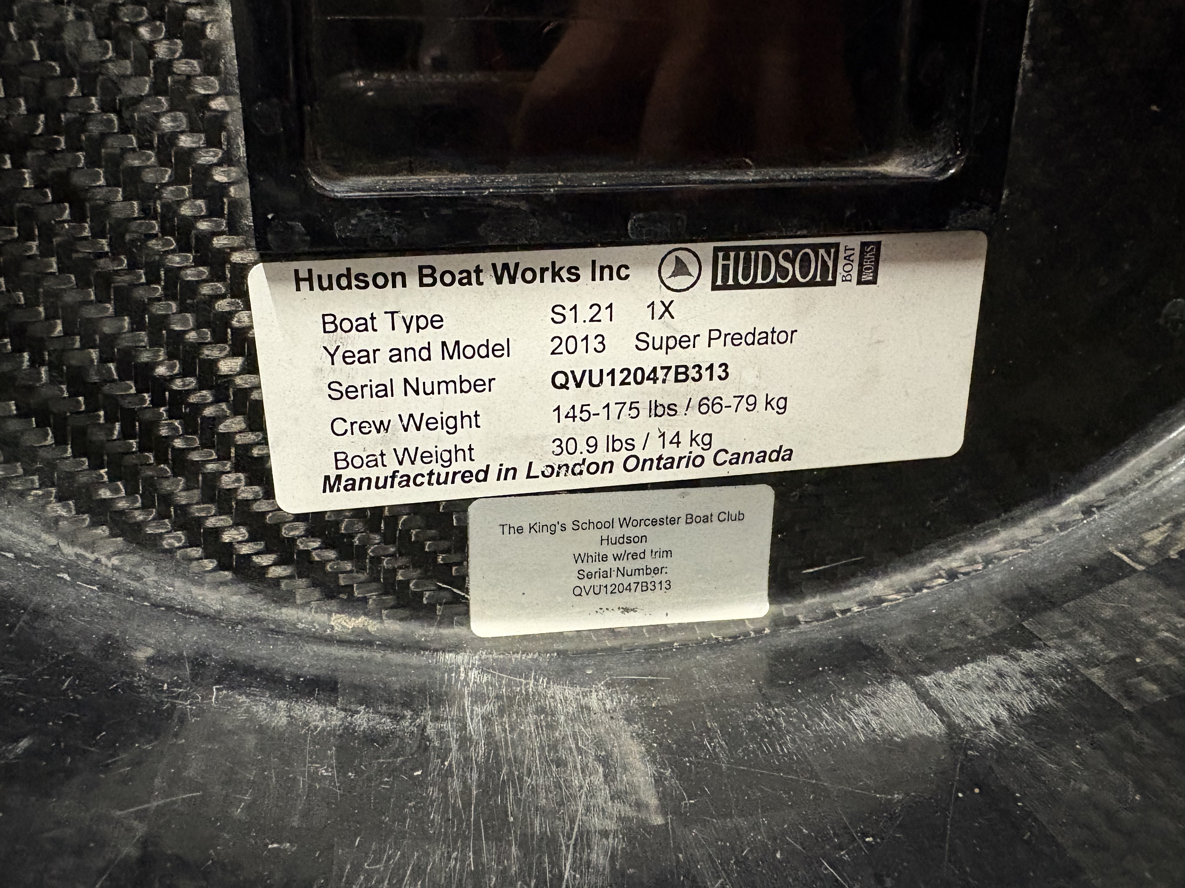 Hudson 1x SP 66-79kg - image 3