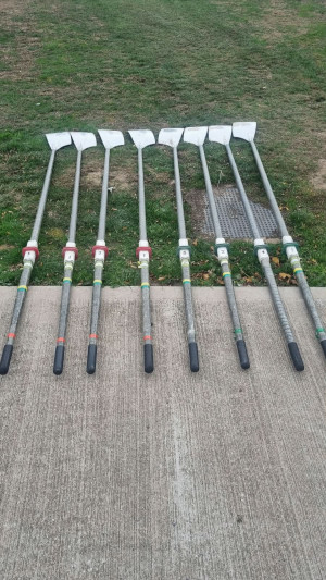 Set of sculling blades for a Quad