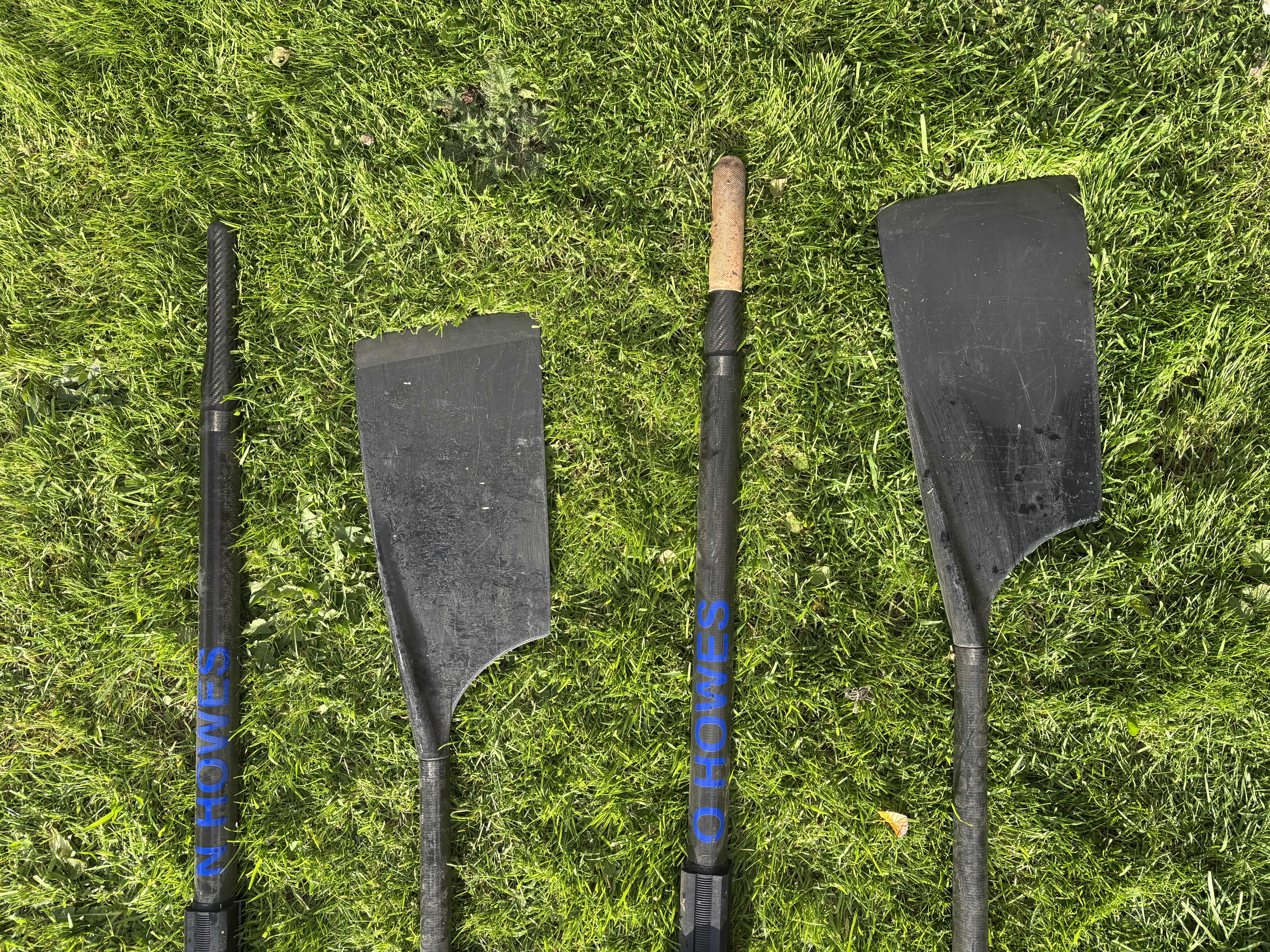 Two pairs of Dreher carbon sculling blades (oars) - image 3