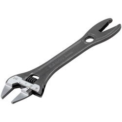 Bahco 31-T 31-T Thin Jaw Adjustable Spanner with Serrated Pipe Jaws