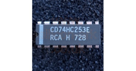 74HC253 (CD74HC253E) 4-channel multiplexer - RCA