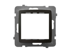 KARO Adapter podtynkowy systemu OSPEL 45 do serii Karo czekoladowy metalik AP45-1S/m/40 OSPEL