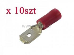 Wtyk płaski izol. KMR 6,3 x 0,5 ( op. 10szt)