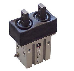 Chwytak pneumatyczny, palce: 2, Podwójna, M3 x 0,5, Równoległy, 0,6 MPa, Standardowy