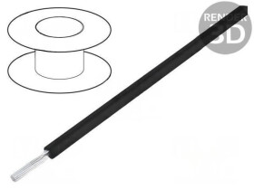 Przewód Silivolt-E SN 1x2,5mm2 linka Cu silikon czarny 600V 61.7537-21