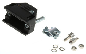 Osłona tylna D-Sub 9 -pinowe ABS Prosty MH Connectors E