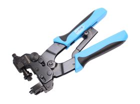 Zaciskarka złączy kompresyjnych OPT LY510B F, BNC, RCA, kątowych na przewodzie RG6/RG59